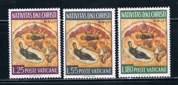 Buy Vatican 458-60 Set Unused Religion (V0053)+
