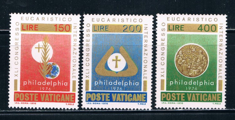 Buy Vatican 592-94 Set Unused Religion (V0055)+
