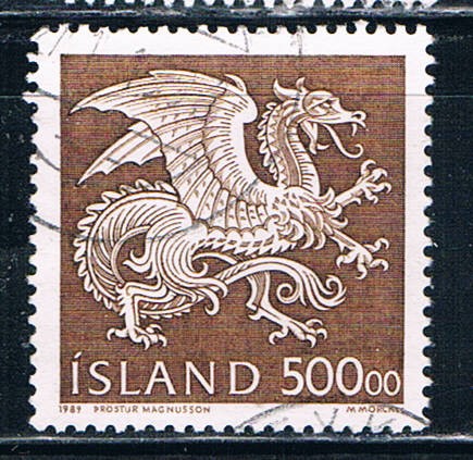 Buy Iceland 677 Used Dragon CV 8.50 (I677e)