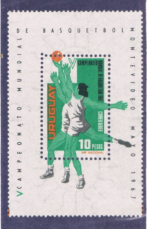 Buy Uruguay C318 SS MH Basketball Game CV 2.50 (U0075)+