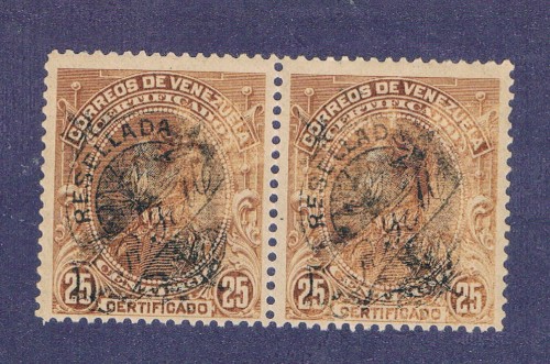 Buy Venezuela F2 Pair Used Simon Bolivar CV 3.00 (V0162)
