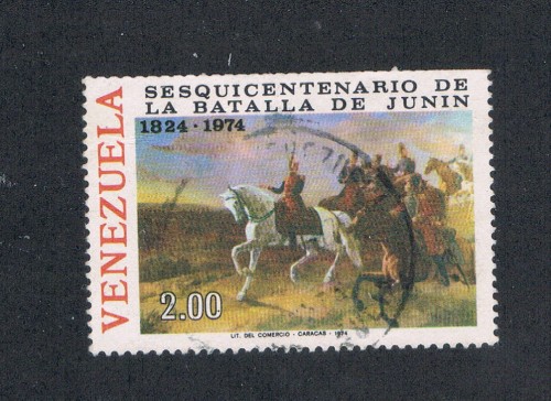 Buy Venezuela 1086 Used Bolivar at Battle of Junin CV 1.00 (V0209)