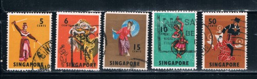 Buy Singapore 86-89;93 Used Dancers CV 2.00 (S0242)